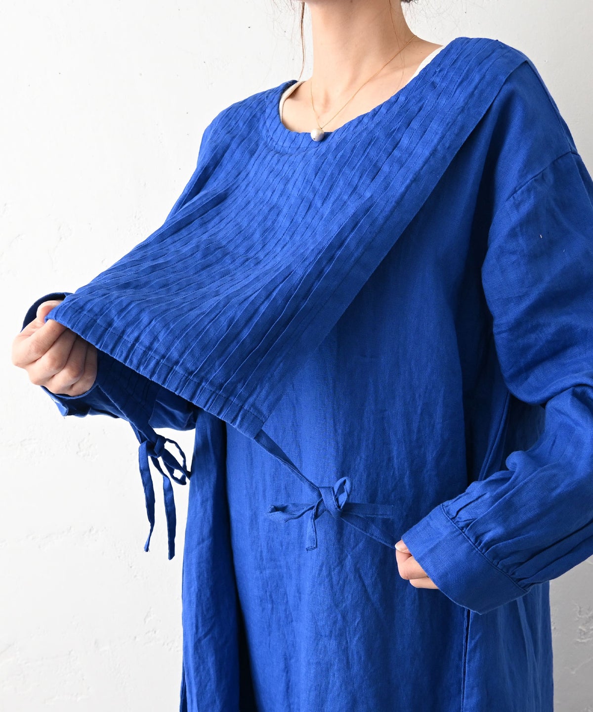 08Mab｜重ね風ピンタックワンピース [[CF-226HF1349]][C]