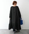 08Mab｜前後着裾ギャザー切替ワンピース [[CF-226HF1351]][C]