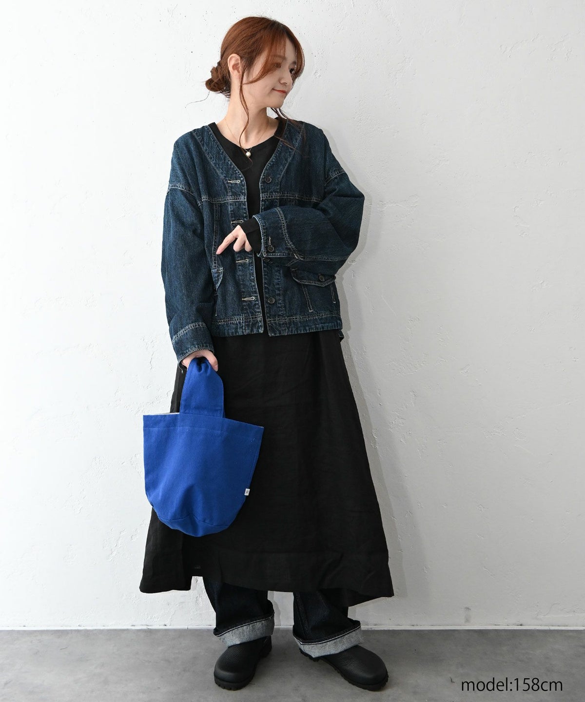 08Mab｜前後着裾ギャザー切替ワンピース [[CF-226HF1351]][C]