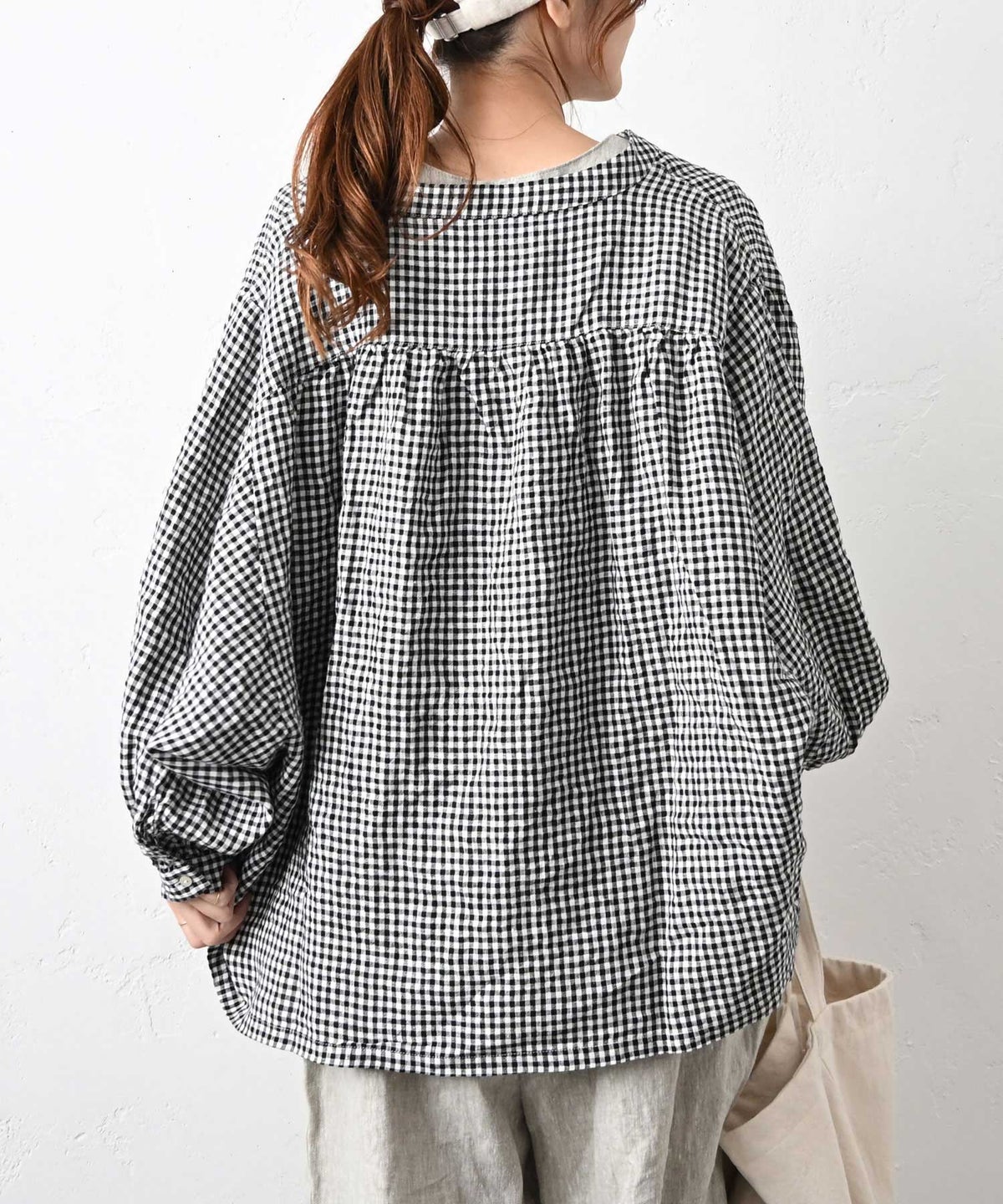 08Mab｜ドルマンスリーブギャザーブラウス [[CF-822F0561TJ]][C]