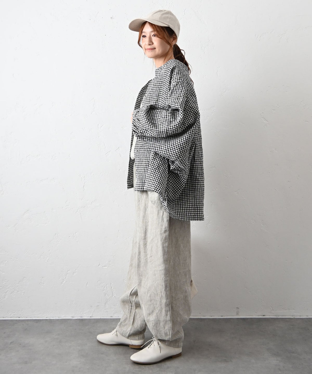 08Mab｜ドルマンスリーブギャザーブラウス [[CF-822F0561TJ]][C]