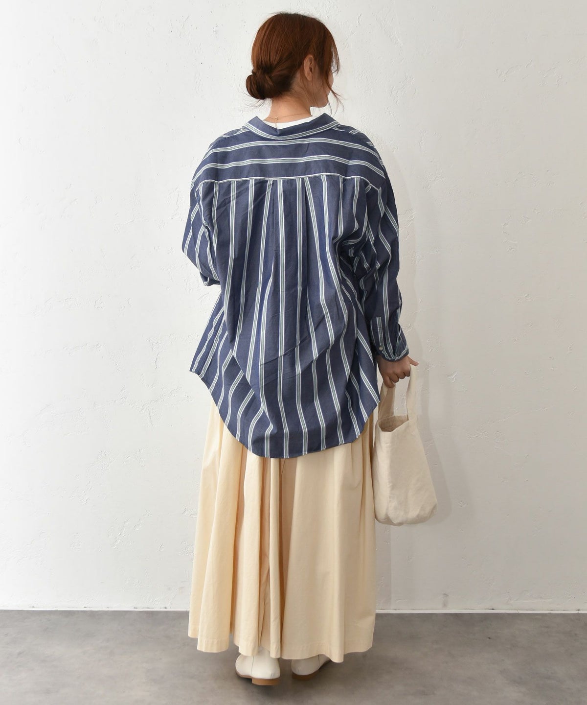 ichi｜ブロードストライプシャツ [[251019]][C]