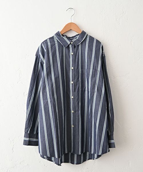  ichi｜ブロードストライプシャツ [[251019]][C]