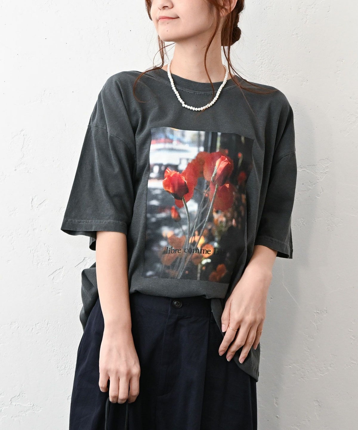 ichi｜ピグメントＴシャツ [[251055]][C]