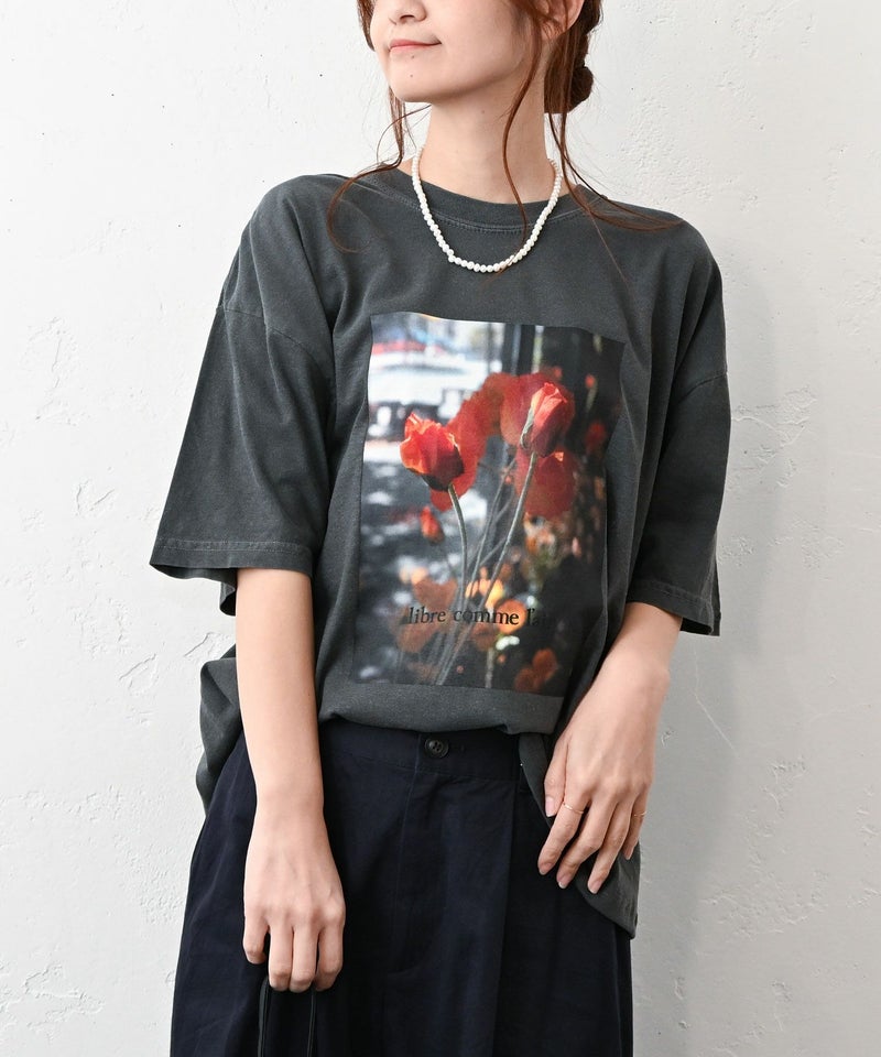 ichi｜ピグメントＴシャツ [[251055]][C]