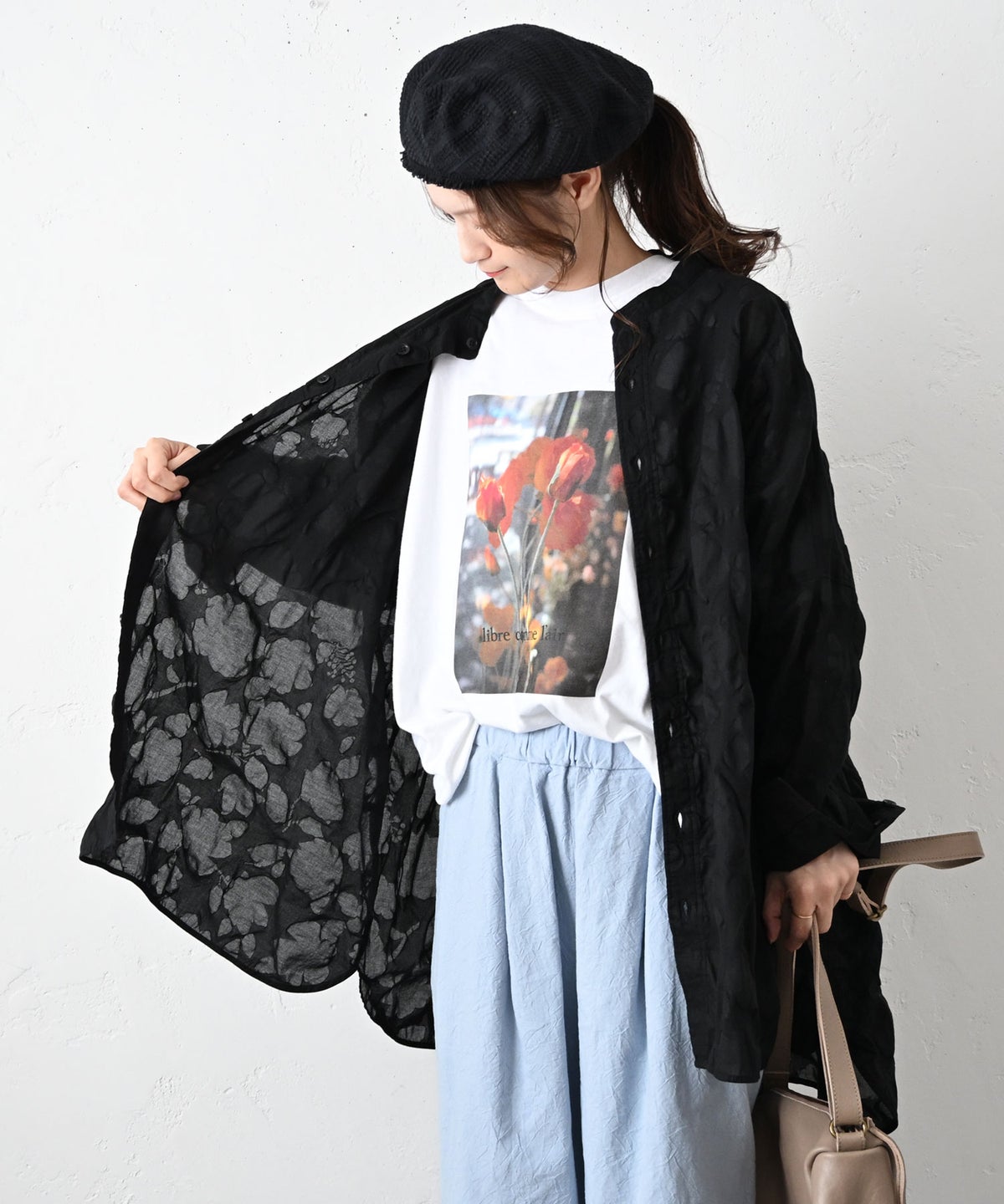 ichi｜ピグメントＴシャツ [[251055]][C]