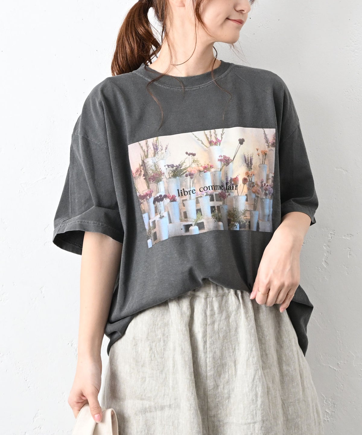 ichi｜ピグメントＴシャツ [[251056]][C]