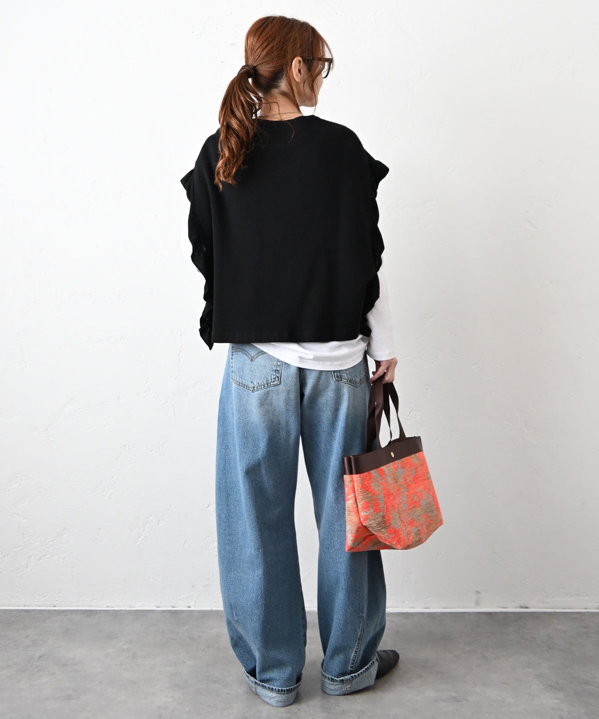 HUMS｜袖フリルニット [[HU-BE-05]][C]