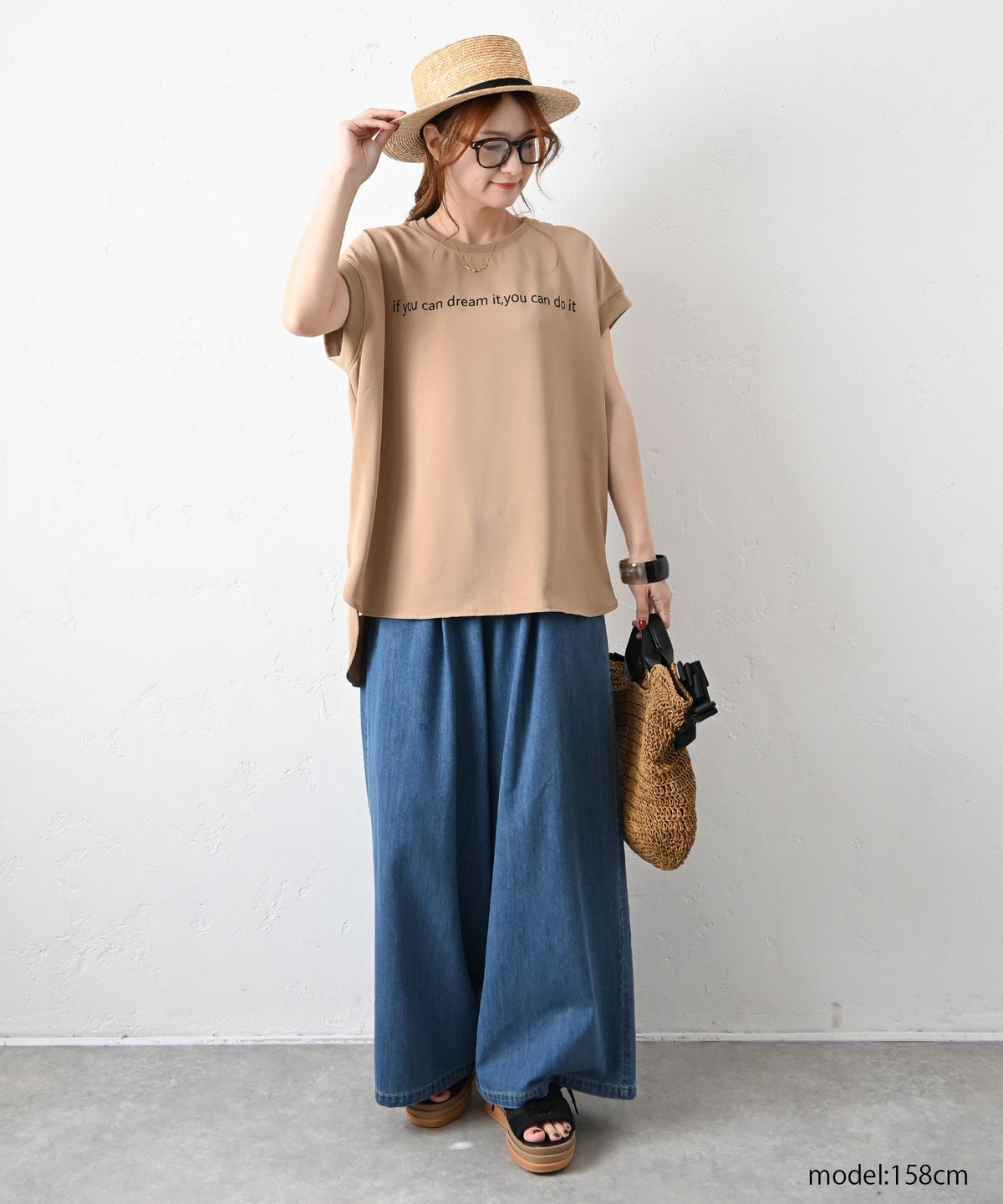 HUMS｜ロゴフレンチカットソー [[C-5105]][C]