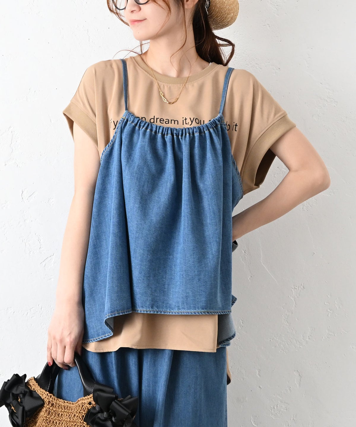 HUMS｜ロゴフレンチカットソー [[C-5105]][C]