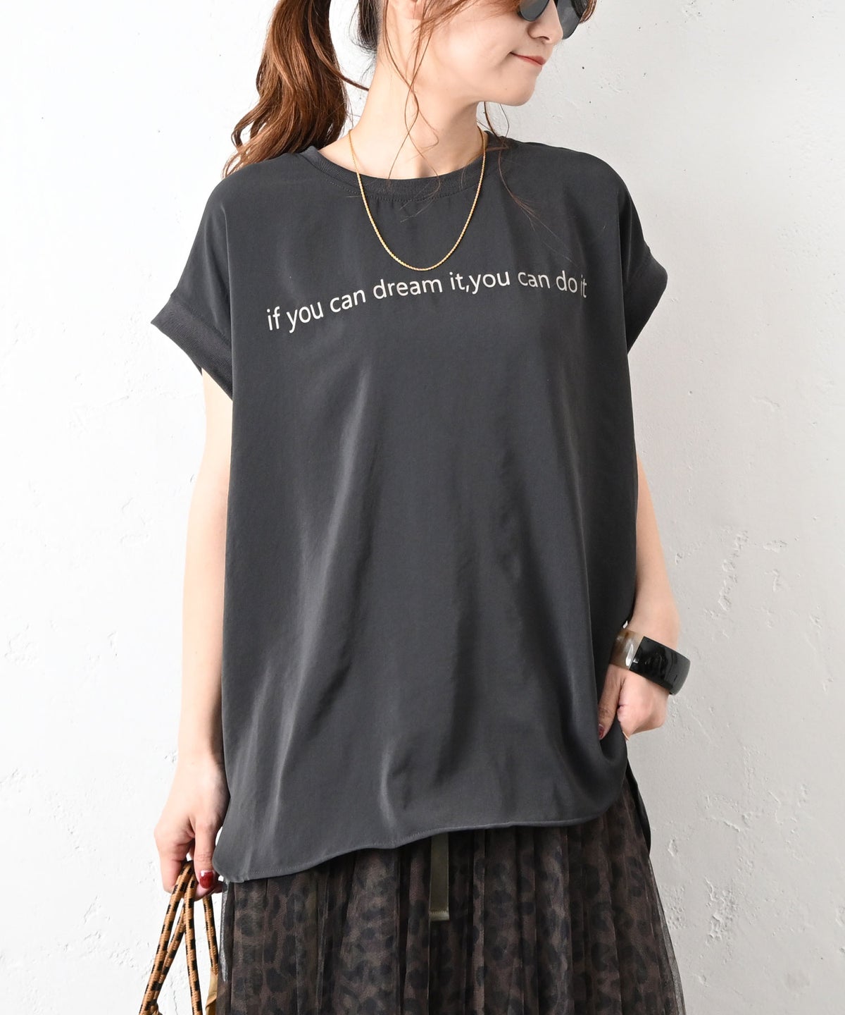 HUMS｜ロゴフレンチカットソー [[C-5105]][C]