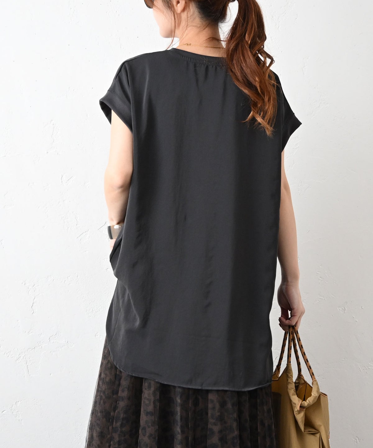 HUMS｜ロゴフレンチカットソー [[C-5105]][C]