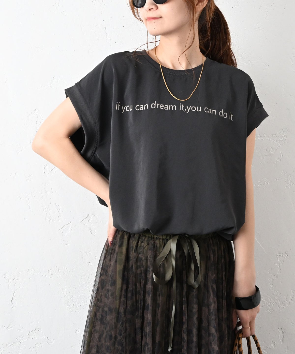 HUMS｜ロゴフレンチカットソー [[C-5105]][C]