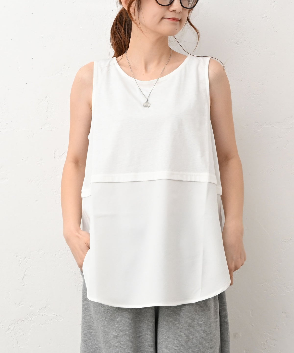 HUMS｜異素材切替タンク [[BL000634]][C]