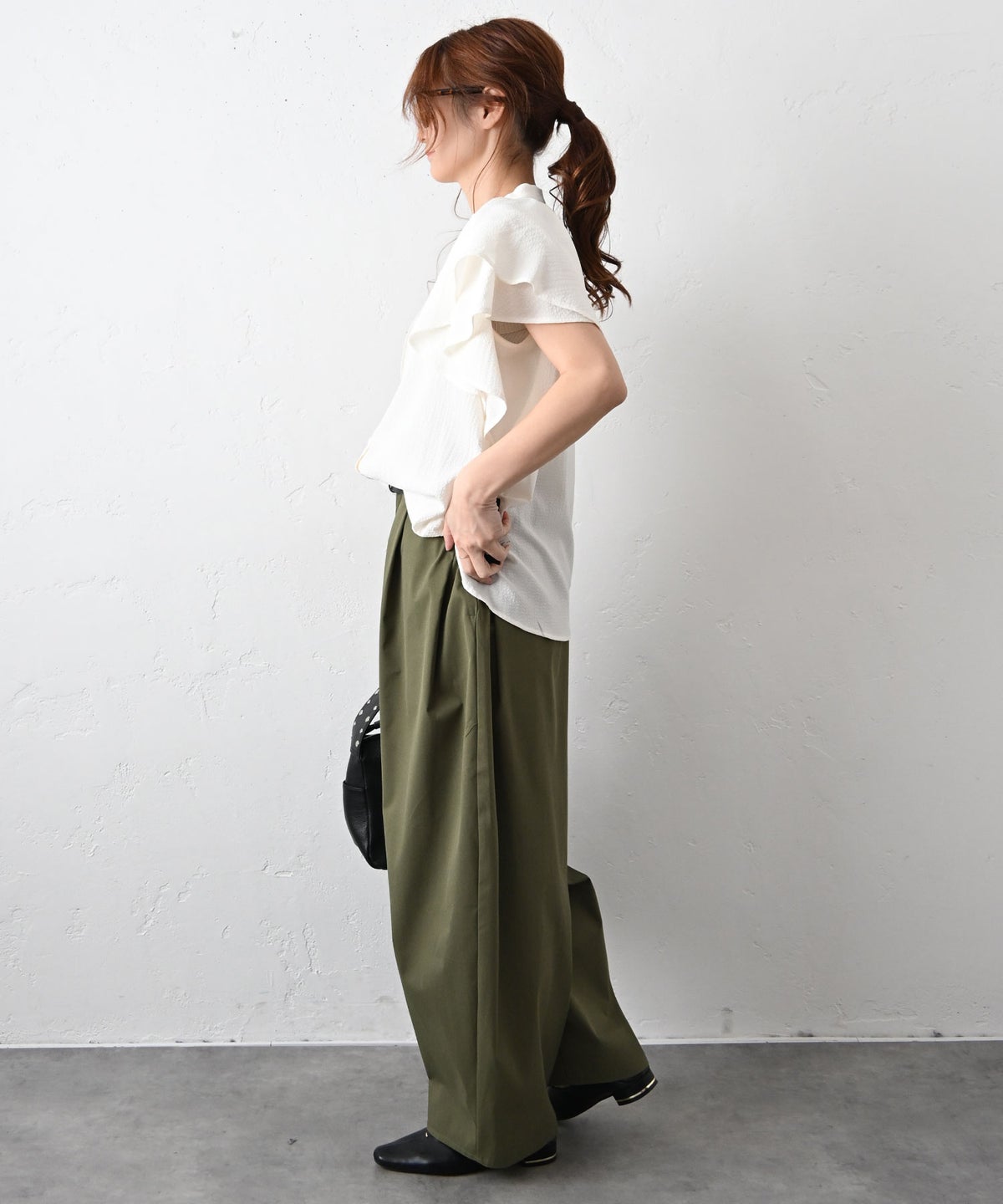 malla｜袖フリルシャツ [[mo61FB261]][C]