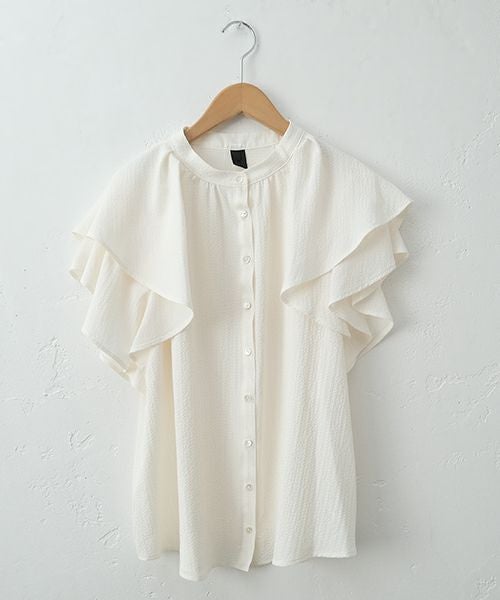 malla｜袖フリルシャツ [[mo61FB261]][C]