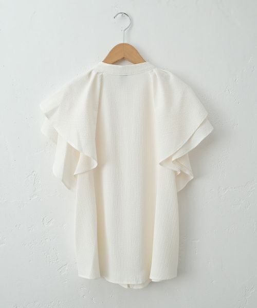 malla｜袖フリルシャツ [[mo61FB261]][C]