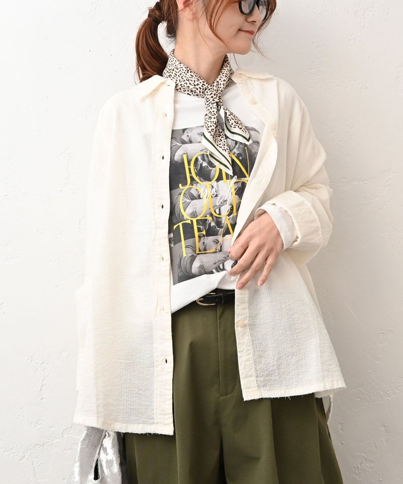 HUMS｜カットオフシャツ [[WLH5198]][C]