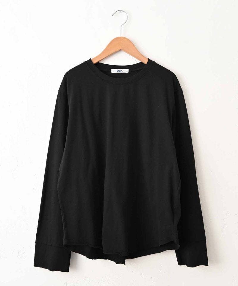 Our.｜切りっぱなし天竺カットソー [[C-9054]][C]