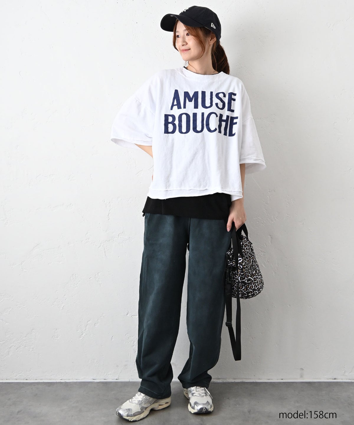 IN THE MARKET｜ヴィンテージライクロゴ6分袖ルーズTee [[C-2550]][C]