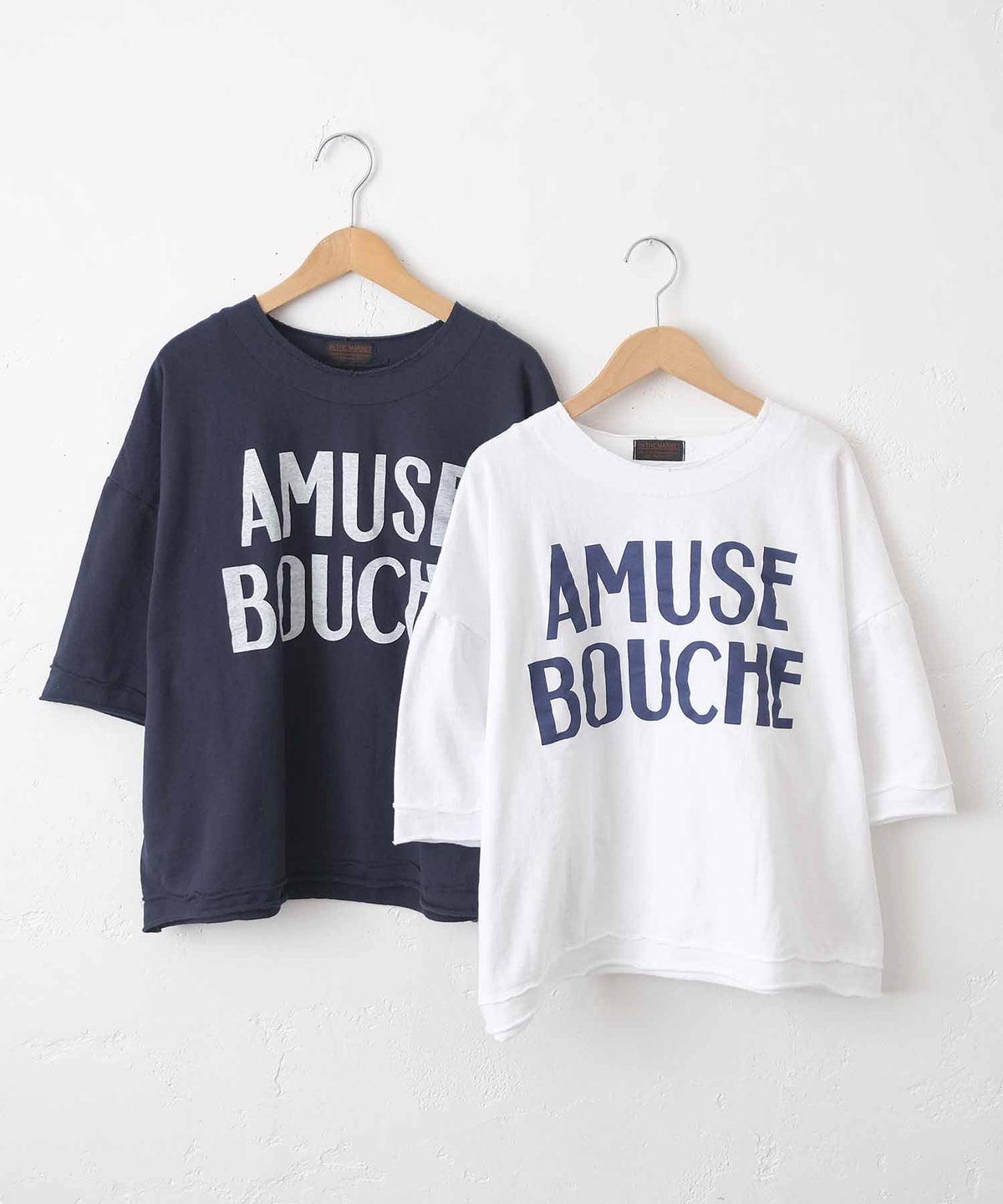 IN THE MARKET｜ヴィンテージライクロゴ6分袖ルーズTee [[C-2550]][C]