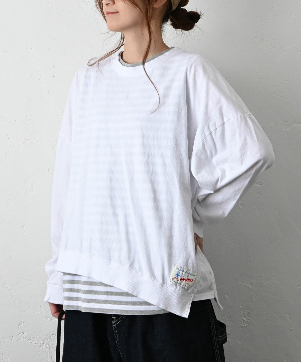 IN THE MARKET｜バックグラフィックルーズロンTee [[C-2548]][C]