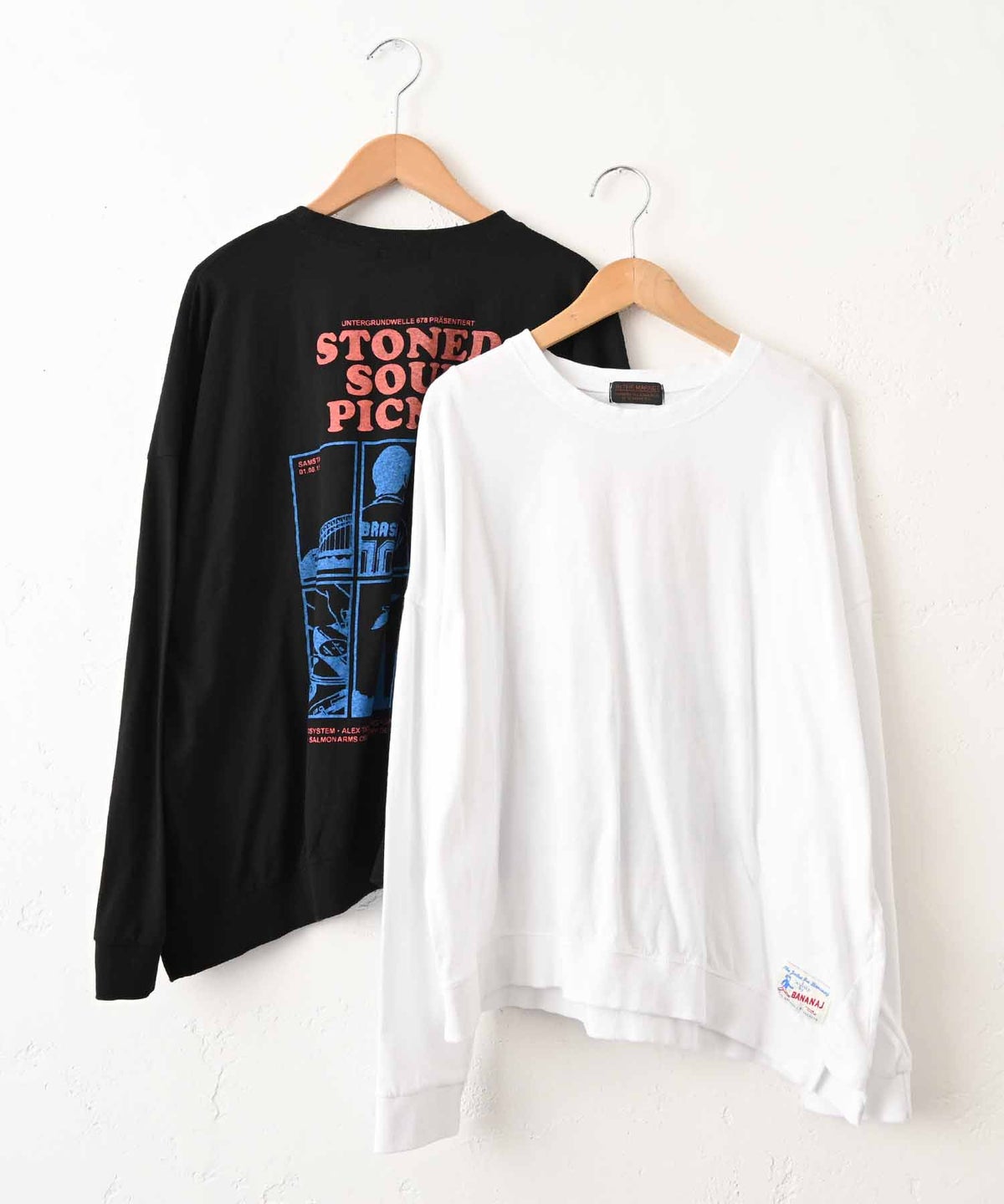  IN THE MARKET｜バックグラフィックルーズロンTee [[C-2548]][C]