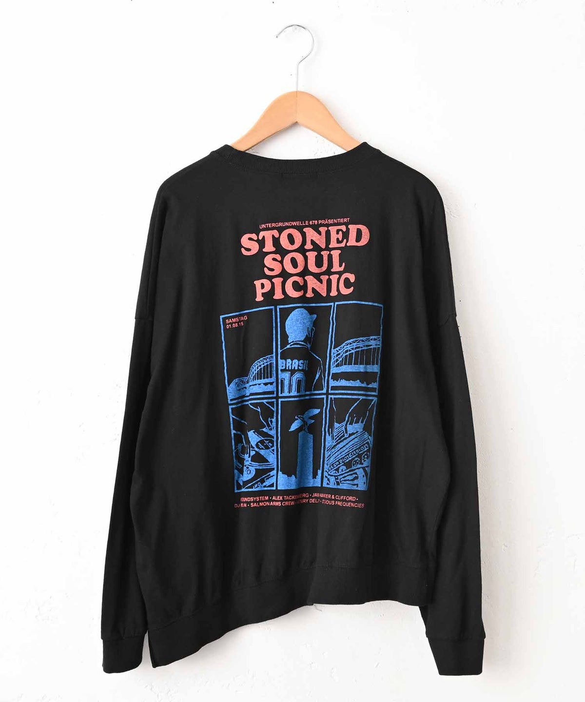  IN THE MARKET｜バックグラフィックルーズロンTee [[C-2548]][C]