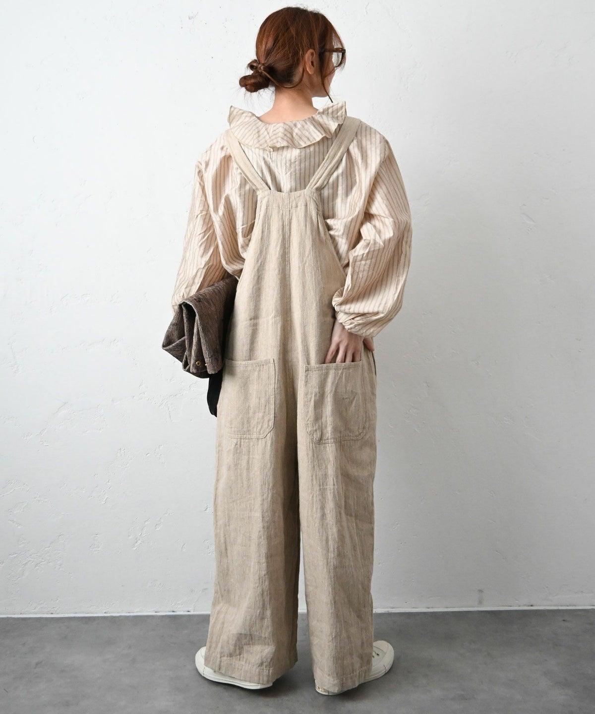 HUMS｜ストライプフリルプルオーバー [[HUM-083]][C]