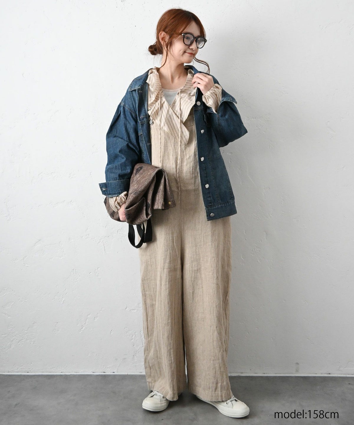 HUMS｜ストライプフリルプルオーバー [[HUM-083]][C]