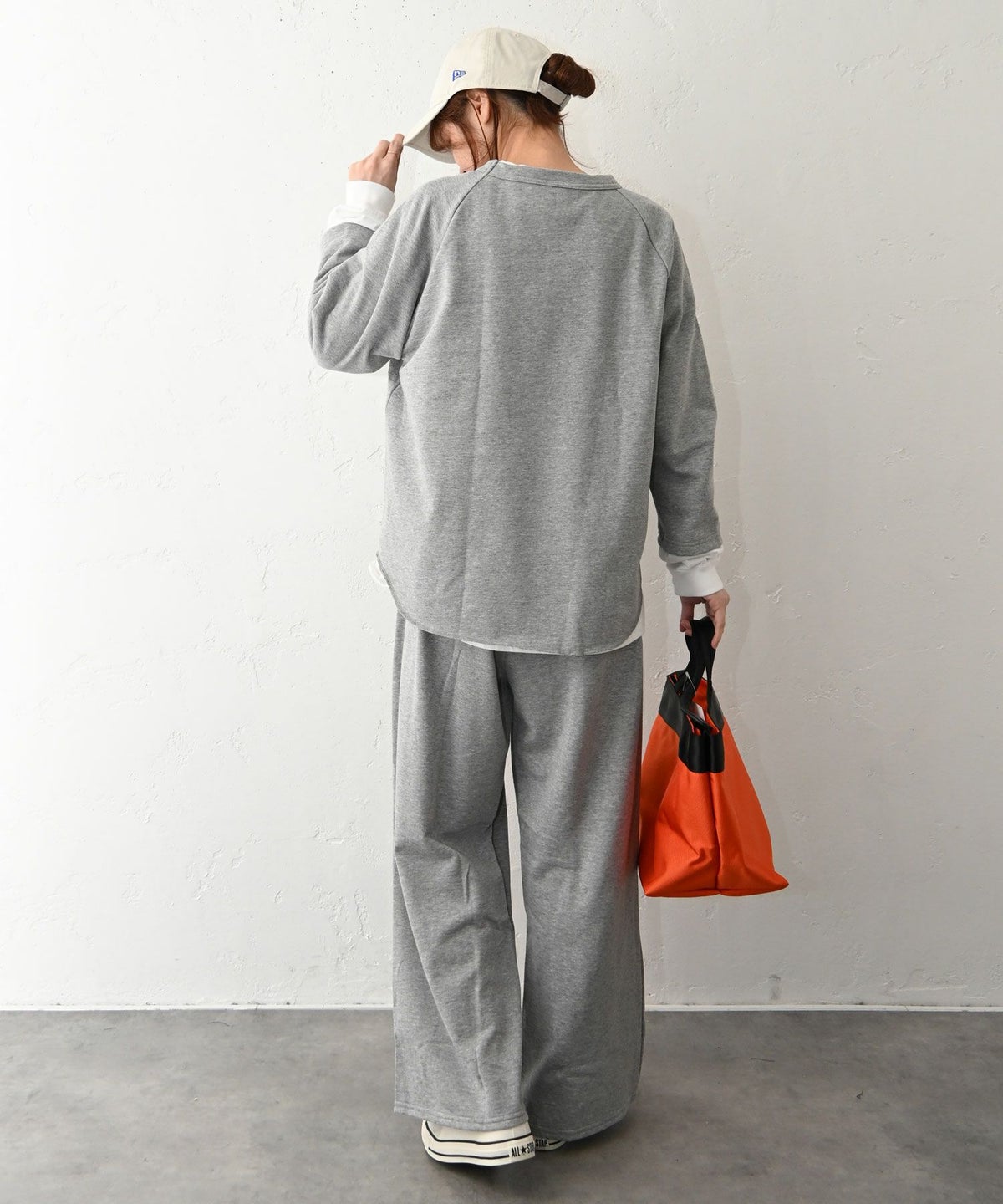 her.｜ミニ裏毛イージーストレートパンツ パック入り [[131344PK]][C]