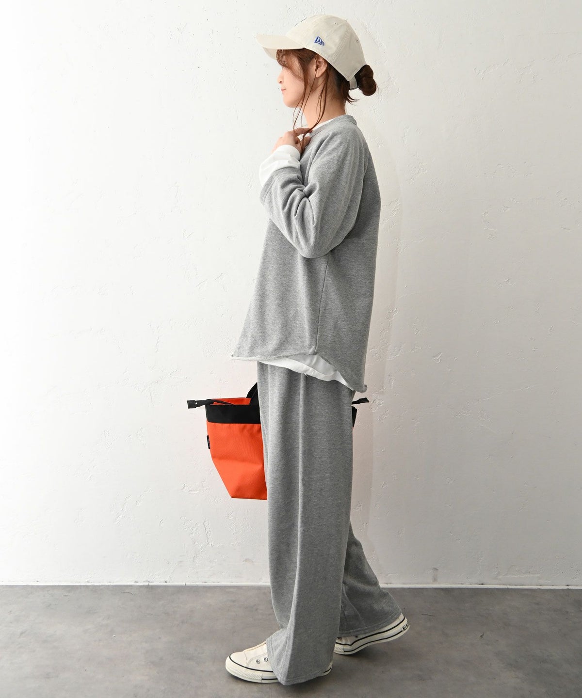 her.｜ミニ裏毛イージーストレートパンツ パック入り [[131344PK]][C]