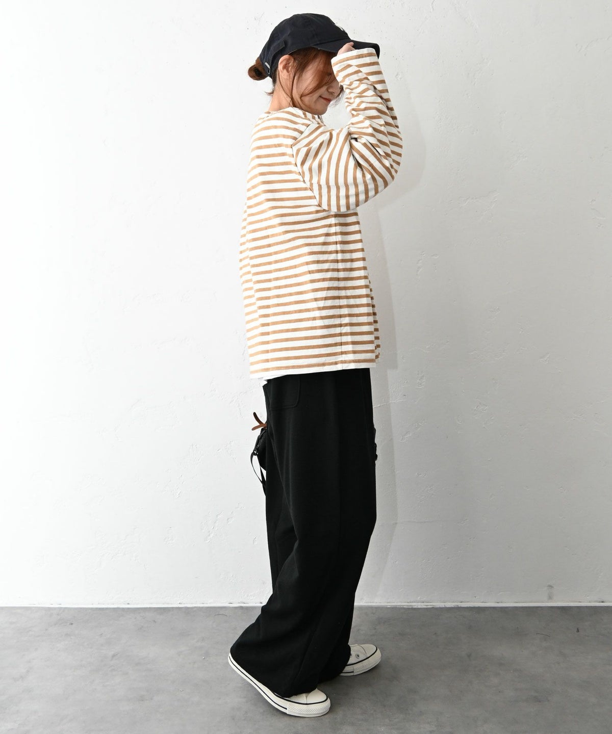 her.｜ミニ裏毛イージーストレートパンツ パック入り [[131344PK]][C]