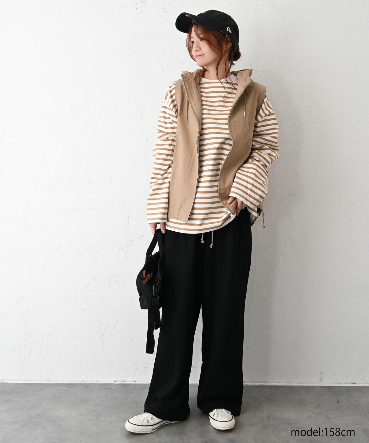 her.｜ミニ裏毛イージーストレートパンツ パック入り [[131344PK]][C]