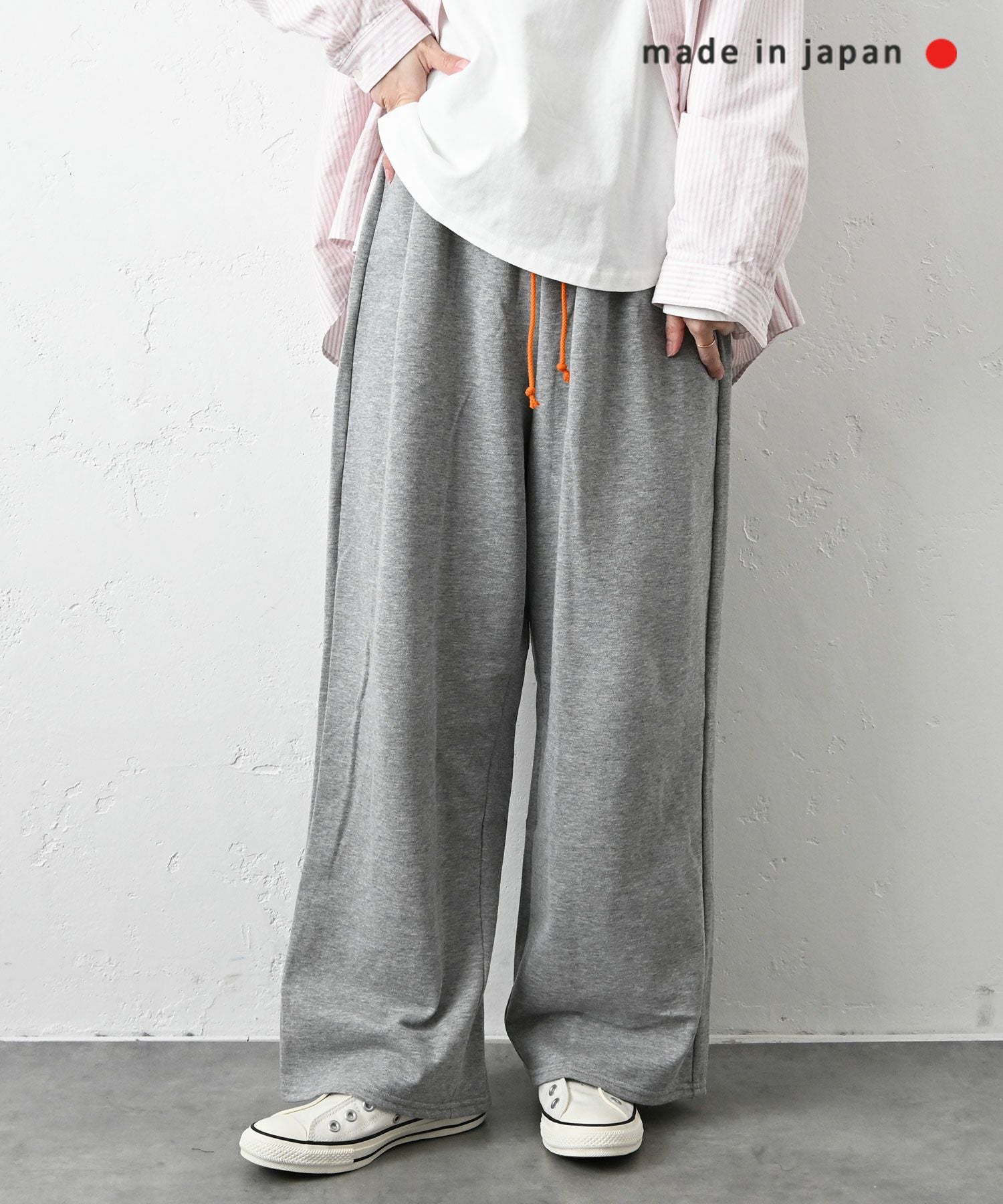 her.｜ミニ裏毛イージーストレートパンツ パック入り [[131344PK]][C