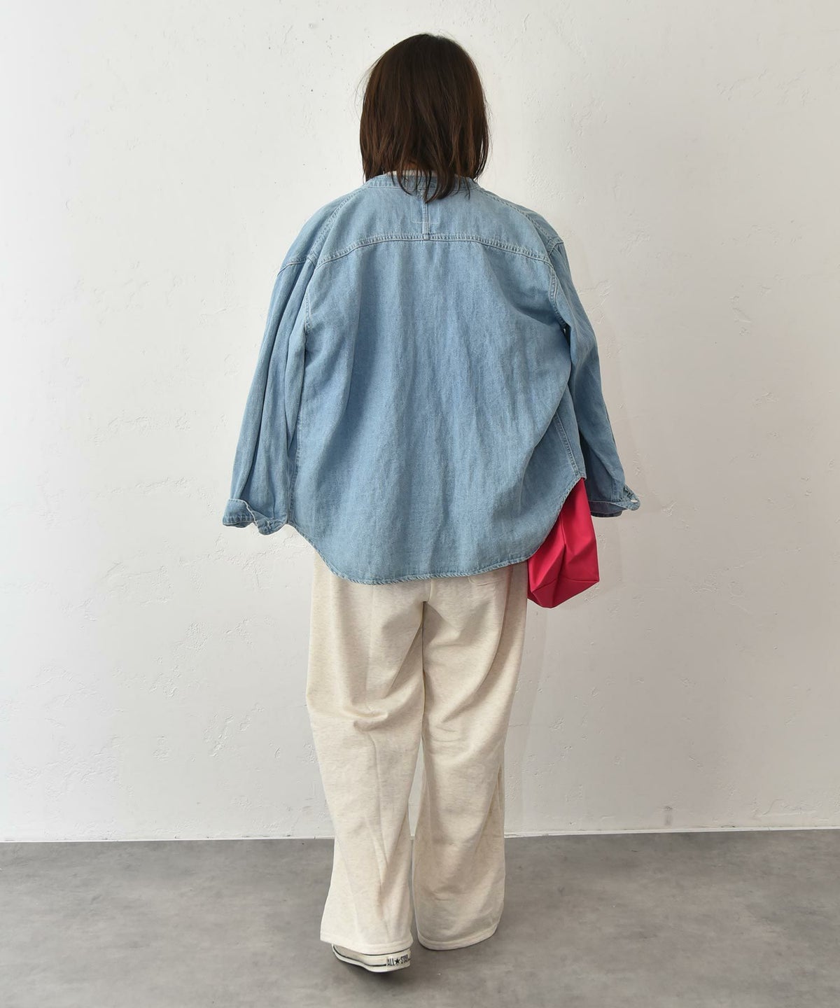 her.｜ミニ裏毛イージーストレートパンツ パック入り [[131344PK]][C]