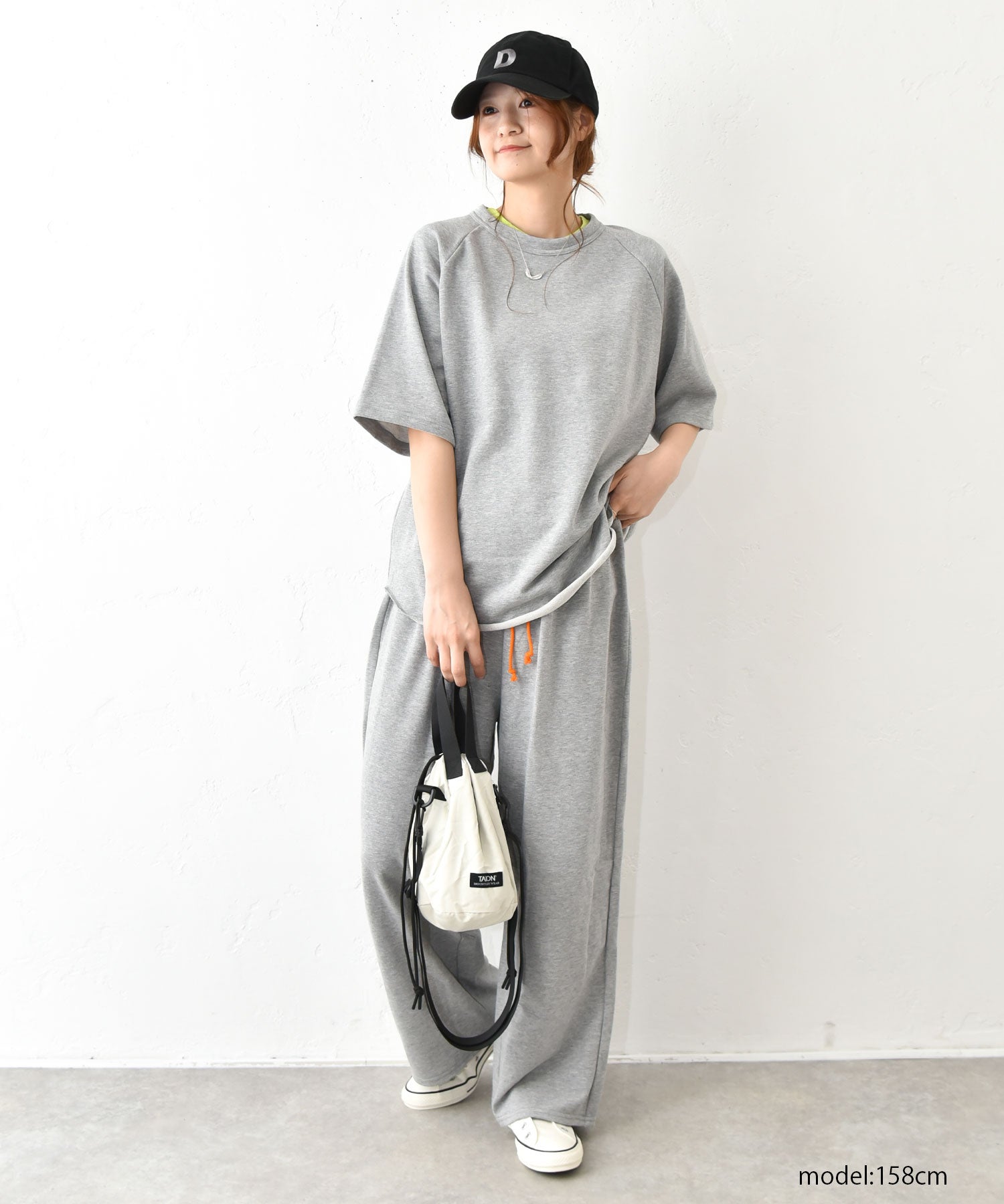 her.｜ミニ裏毛イージーストレートパンツ パック入り [[131344PK]][C