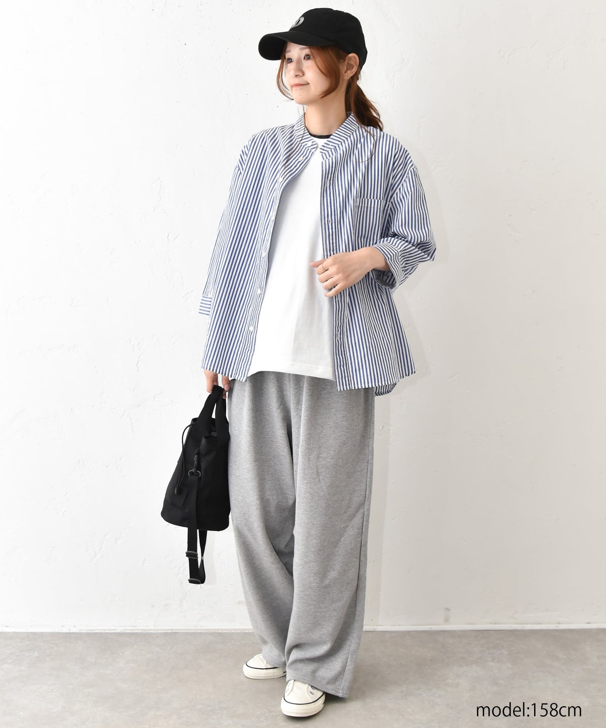 her.｜ミニ裏毛イージーストレートパンツ パック入り [[131344PK]][C]