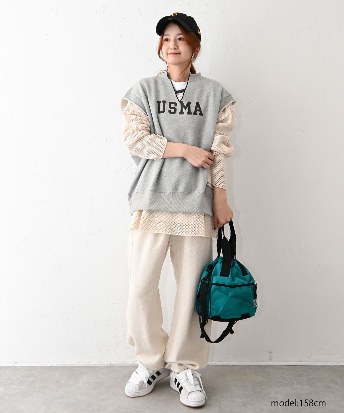 Gives a sense of fullment｜裏毛スウェットベスト [[861129]][C]