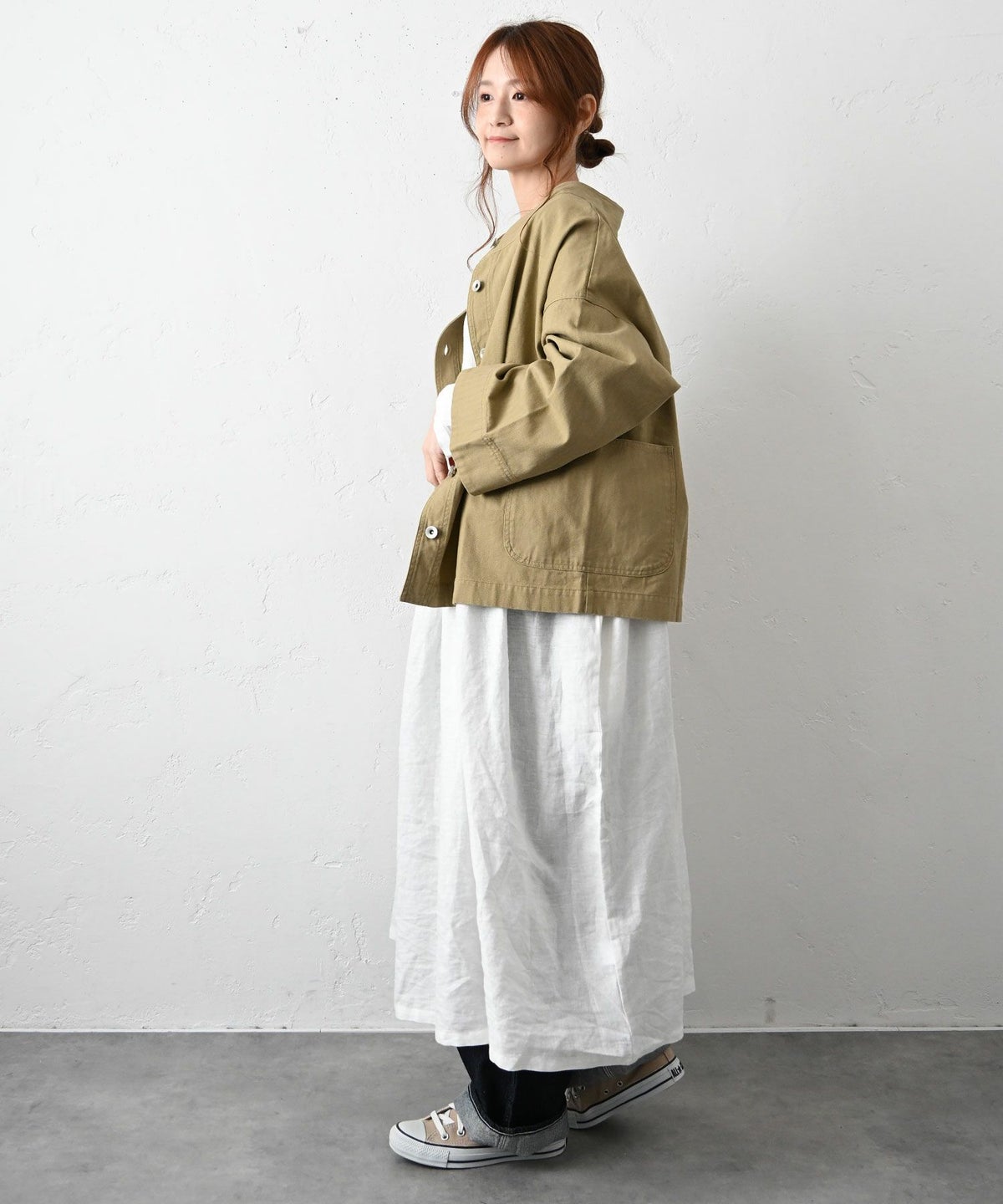 hagumu｜【なかなプロデュース】スタンドカラージャケット [[hag-185]][C]