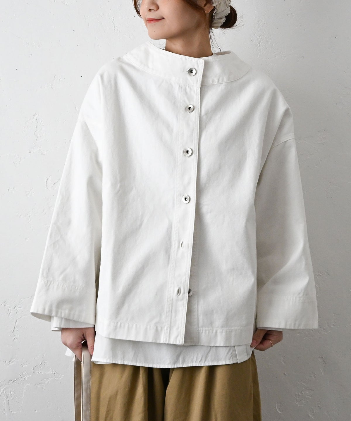 hagumu｜【なかなプロデュース】スタンドカラージャケット [[hag-185]][C]