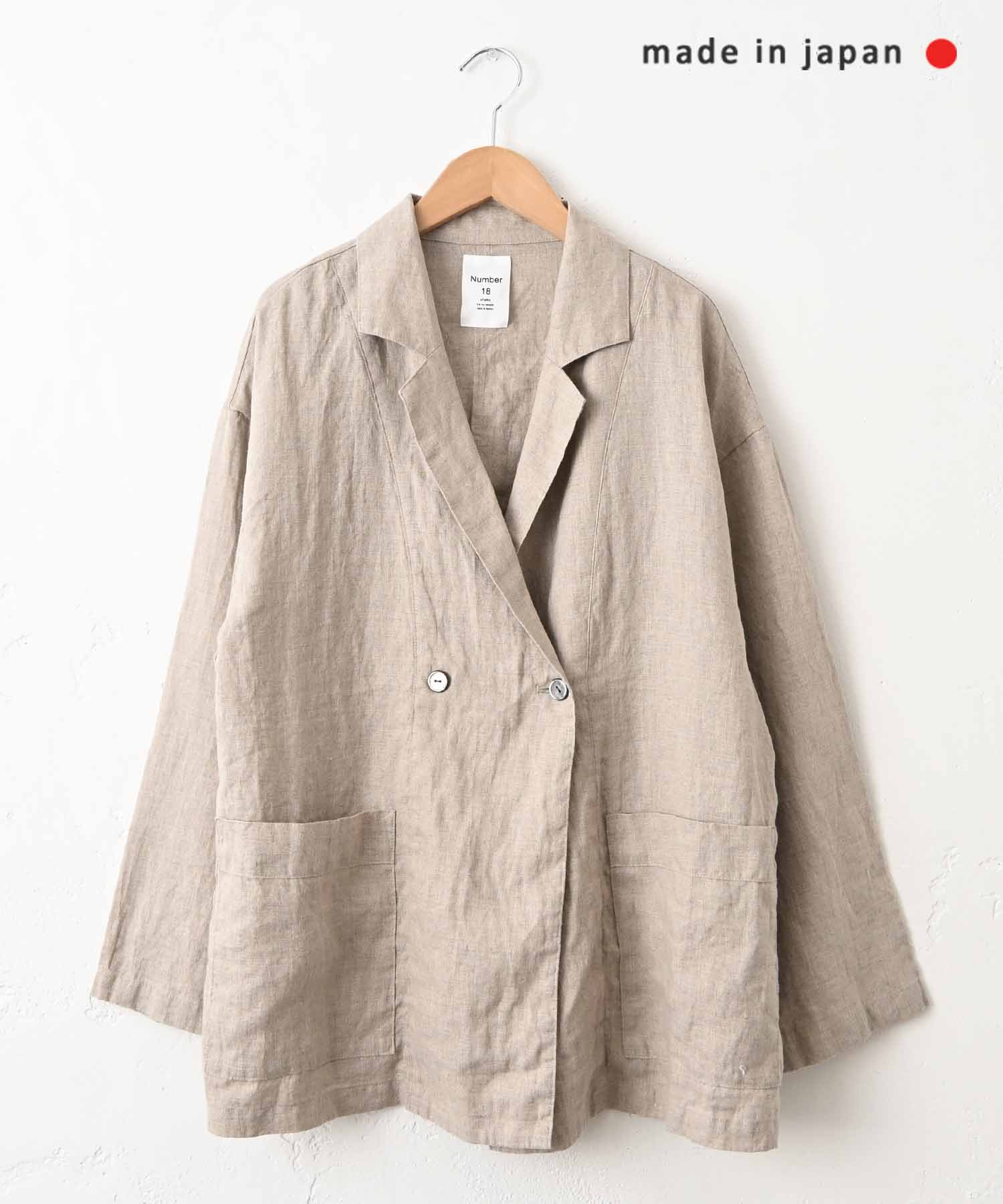 No18｜フレンチリネンジャケット [[11173]][C] | ma28 ONLINE STORE