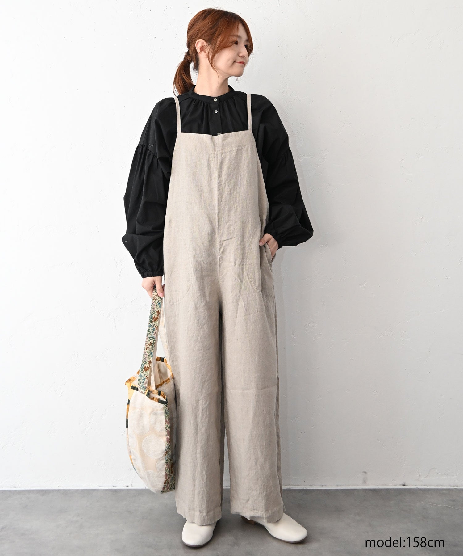 No18｜フレンチリネンサロペット [[901173]][C] | ma28 ONLINE STORE