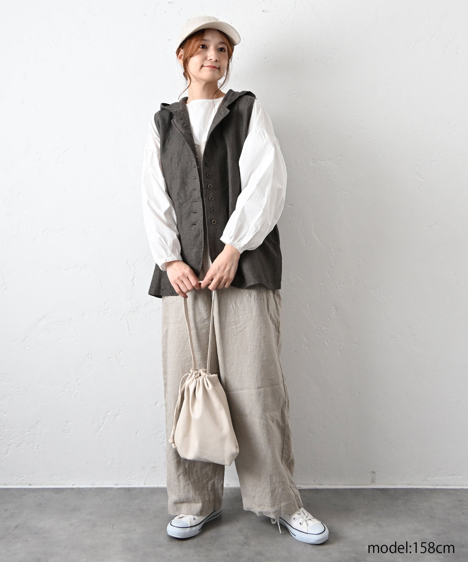 No18｜フレンチリネンサロペット [[901173]][C] | ma28 ONLINE STORE