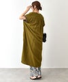 HUMS｜リネンレーヨンロングベスト [[C-5120]][C]