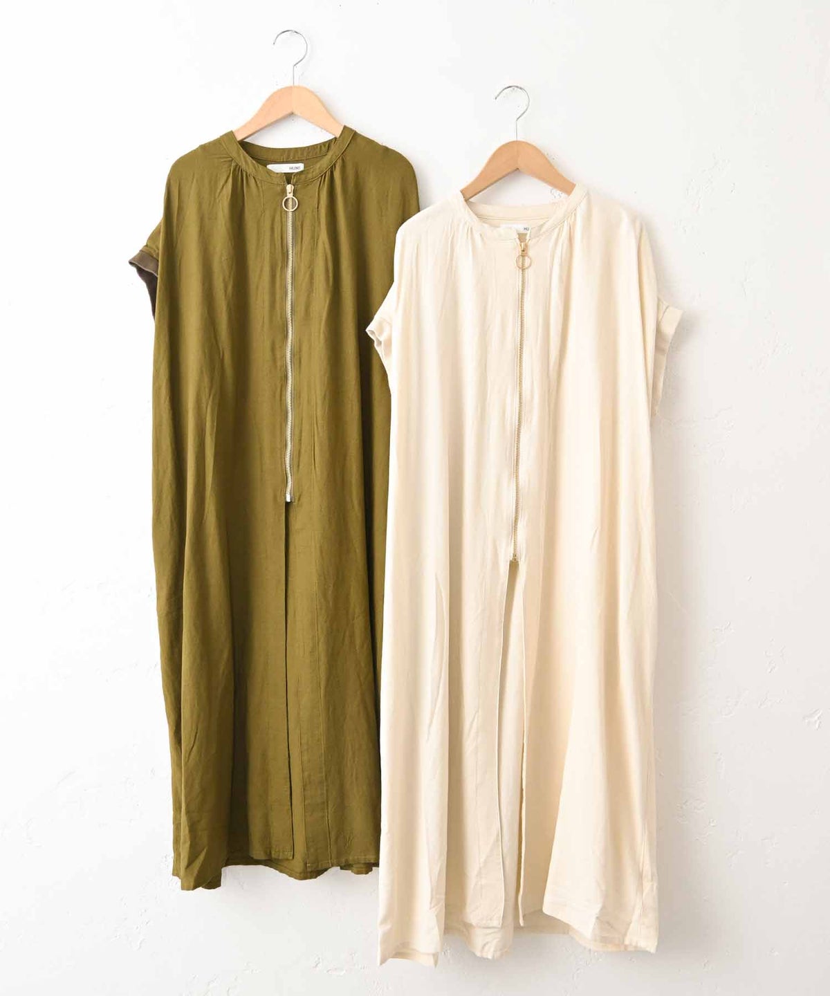 HUMS｜リネンレーヨンロングベスト [[C-5120]][C]