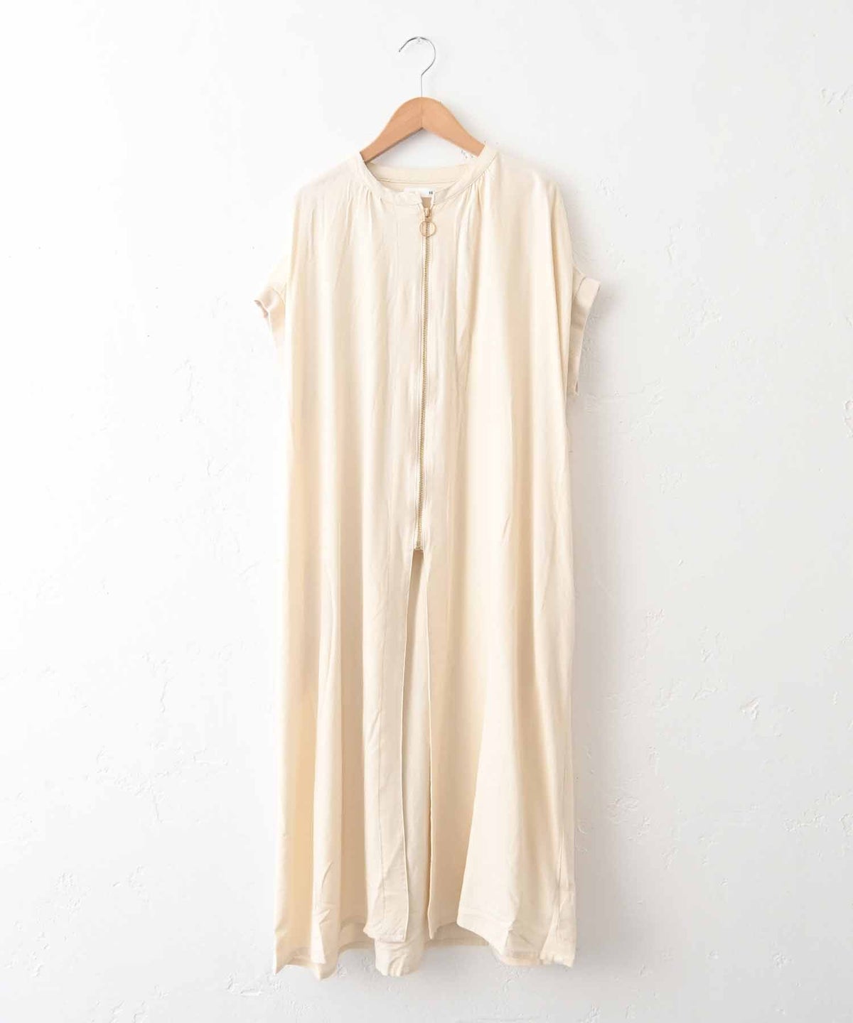 HUMS｜リネンレーヨンロングベスト [[C-5120]][C]