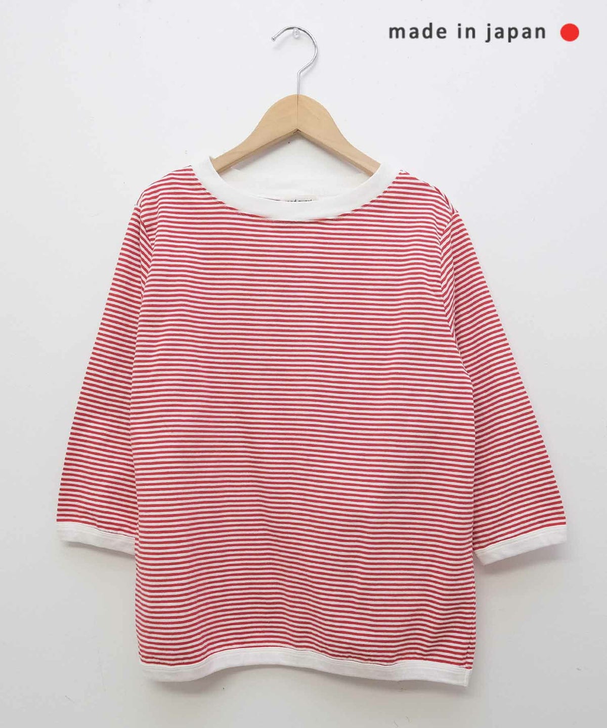 and quarter｜7分袖ボーダーカットソー [[MA-056]][C]