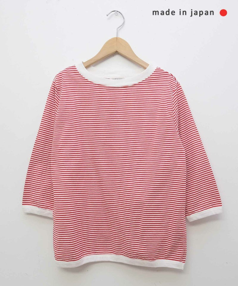 and quarter｜7分袖ボーダーカットソー [[MA-056]][C]