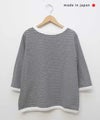 and quarter｜7分袖ボーダーカットソー [[MA-056]][C]